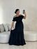 VESTIDO LAÇO LASTEX PRETO