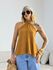 BLUSA ANA CLAUDIA CF FRENTE ÚNICA CARAMELO