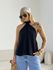 BLUSA ANA CLAUDIA CF FRENTE ÚNICA PRETA