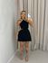 VESTIDO ELISE COSTAS ABERTAS PRETO
