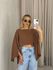 CROPPED ELENA TOP MARROM