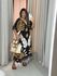 VESTIDO TAUANY ESTAMPADO MARROM