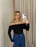 BLUSA CARMEN OMBRO A OMBRO PRETA