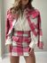 CONJUNTO CLEIDE XADREZ PINK