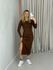 VESTIDO MARLY MIDI MARROM