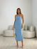 VESTIDO STEFANI LONGUETE AZUL
