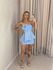 CONJUNTO LORRAINE flor azul