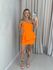 CONJUNTO LORRAINE flor Laranja