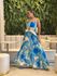 CONJUNTO ANA HELENA PLISSADO AZUL