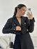 BLAZER PAETÊ Cropped preto