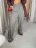 CALÇA RISCA DE GIZ PANTALONA CAQUI