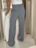 CALÇA RISCA DE GIZ PANTALONA CINZA
