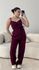 CONJUNTO ALESSIA BLUSA CALÇA VINHO