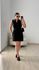 VESTIDO SARAH BOTÕES PRETO