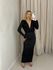 VESTIDO SUZY DRAPEADO PRETO