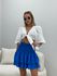 SAIA BLUSA BABADO AZUL