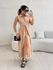 VESTIDO MORGAN BOTÕES NUDE