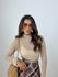 BLUSA CAMILA TULE AREIA