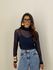BLUSA CAMILA TULE MARINHO