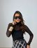 BLUSA CAMILA TULE PRETA