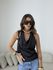 BLUSA FÁTIMA ACETINADA PRETA