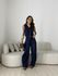 CONJUNTO CIBELE COLETE CALÇA JEANS ESCURO