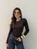 BLUSA SIMONE TÉRMICA CAFÉ