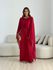 VESTIDO MARRIE ACETINADO VINHO
