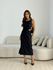 VESTIDO SANDRINHA FENDA PRETO