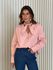 CAMISA BRUNA AMARRAÇÃO ROSA
