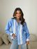 CAMISA SANDY LISTRADA AZUL CLARO