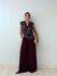 CONJUNTO FRANCINE BODY SAIA VINHO