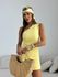 VESTIDO ISADORA DRAPEADO YELLOW BUTTER