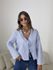 BLUSA EMMA AMARRAÇÃO LISTRADA AZUL