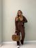 TRIJUNTO ANA HELENA TRICOT MARROM