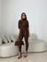 CONJUNTO IOLANDA FAIXA MARROM