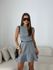 VESTIDO MICAELA CURTO CINZA