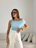 BLUSA ÍRIS METAL BABY BLUE