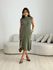 VESTIDO BABI CAVADO VERDE OLIVA
