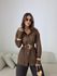 CAMISA BERENICE LISA MARROM