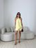 CONJUNTO CATARINA BLUSA ASSIMÉTRICA AMARELO