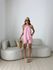 CONJUNTO CATARINA BLUSA ASSIMÉTRICA ROSA