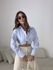CAMISA SANDRA LISTRADA AZUL