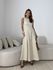 VESTIDO BIANCA LONGO AREIA
