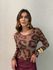 BLUSA ISABELY TULE MARROM