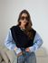 CAMISA MAURA TRICOT AZUL LISTRADO