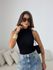 BLUSA LÍGIA CAVADA PRETO