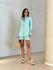 CONJUNTO MARIANE CAMISA SHORT VERDE ÁGUA