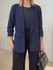 BLAZER EDUARDA MANGA DRAPEADA MARINHO