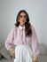 CAMISA ANA LUIZA LISTRAS ROSA